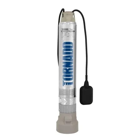 MOTOBOMBA SUMERGIBLE CON CAMISA EN ACERO INOXIDABLE TORNADO